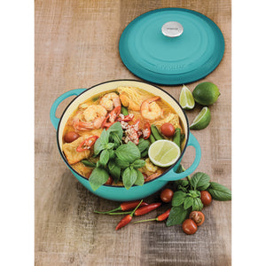 Pyrolux PYROCHEF Round French Oven Aqua Marine — 28cm/6L