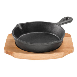 Pyrolux PYROCAST Skillet With Maple Tray — 13.5cm