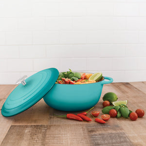 Pyrolux PYROCHEF Round French Oven Aqua Marine — 28cm/6L