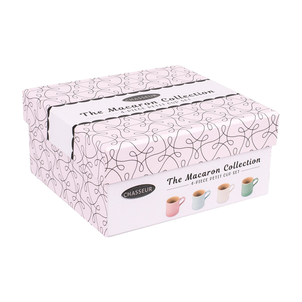 Chasseur Macaron Collection 4-Piece Petit Cup Set