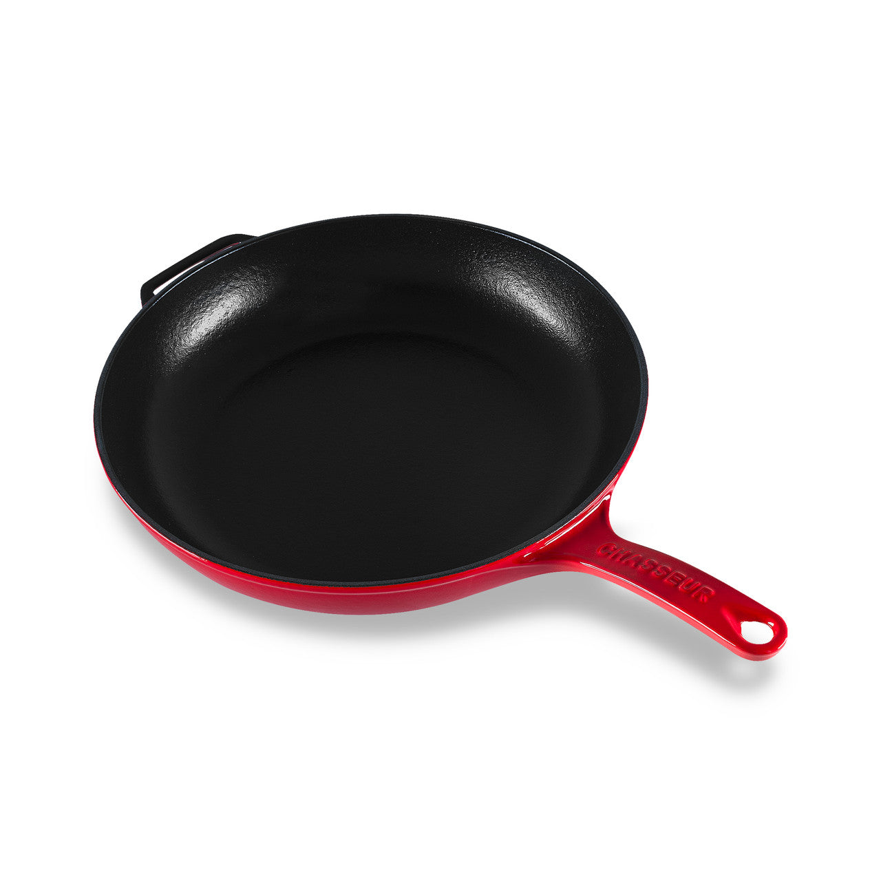 Chasseur Fry Pan with Cast Handle 28cm  Federation Red